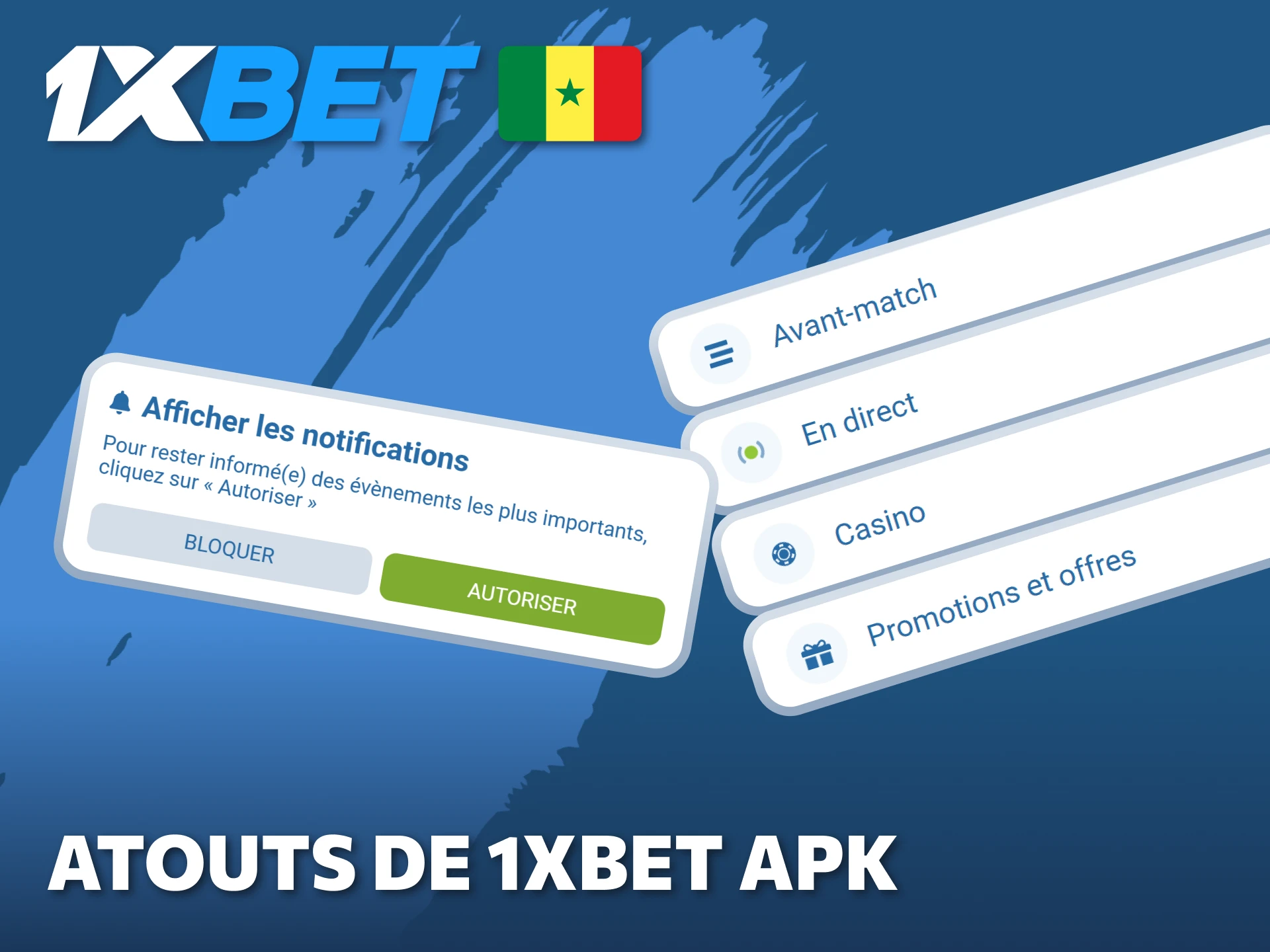 Découvrez les atouts de l'application 1xBet et ses avantages pour parier.
