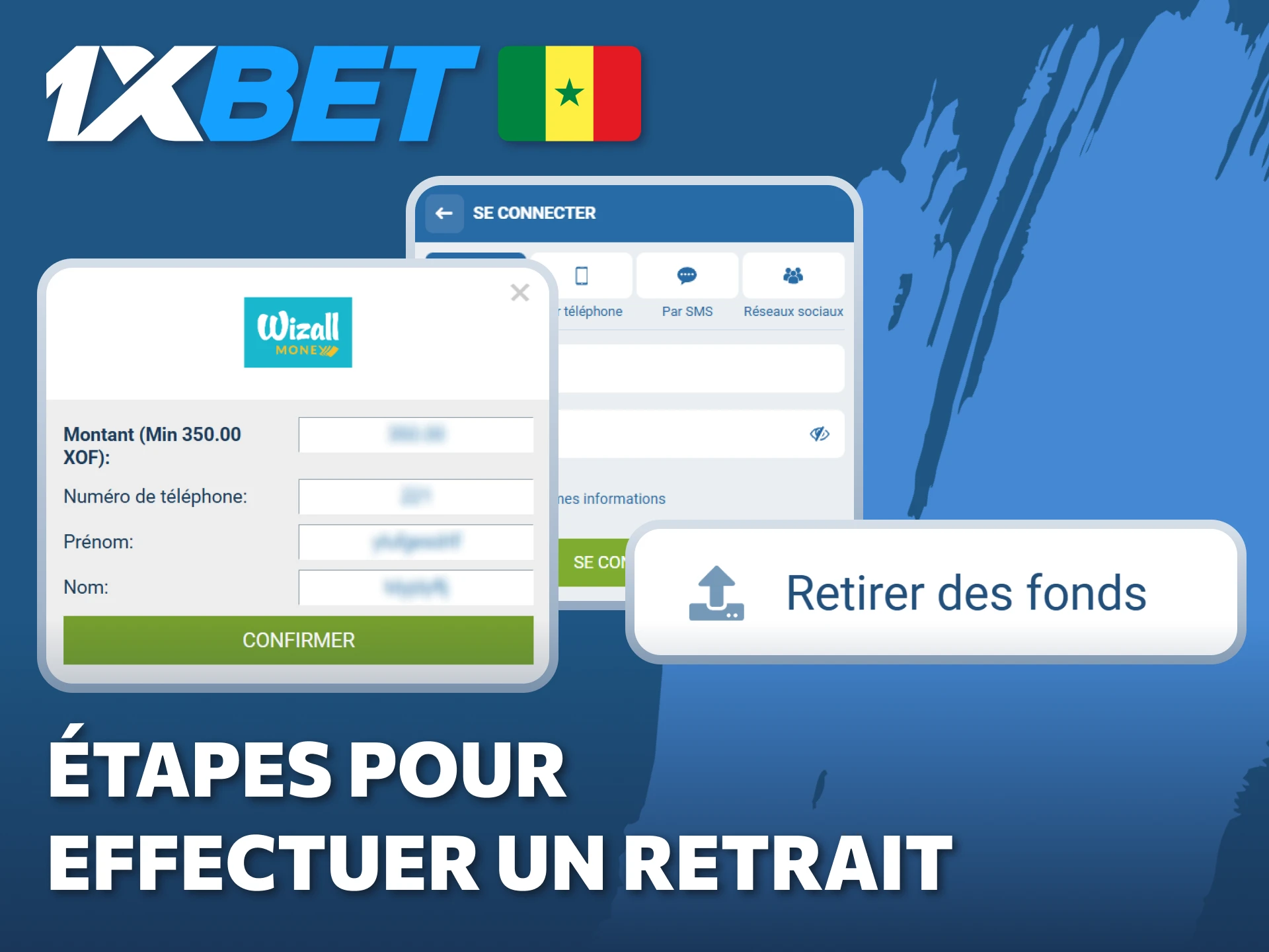 Découvrez les étapes à suivre pour retirer vos gains de l'application 1xBet au Sénégal.