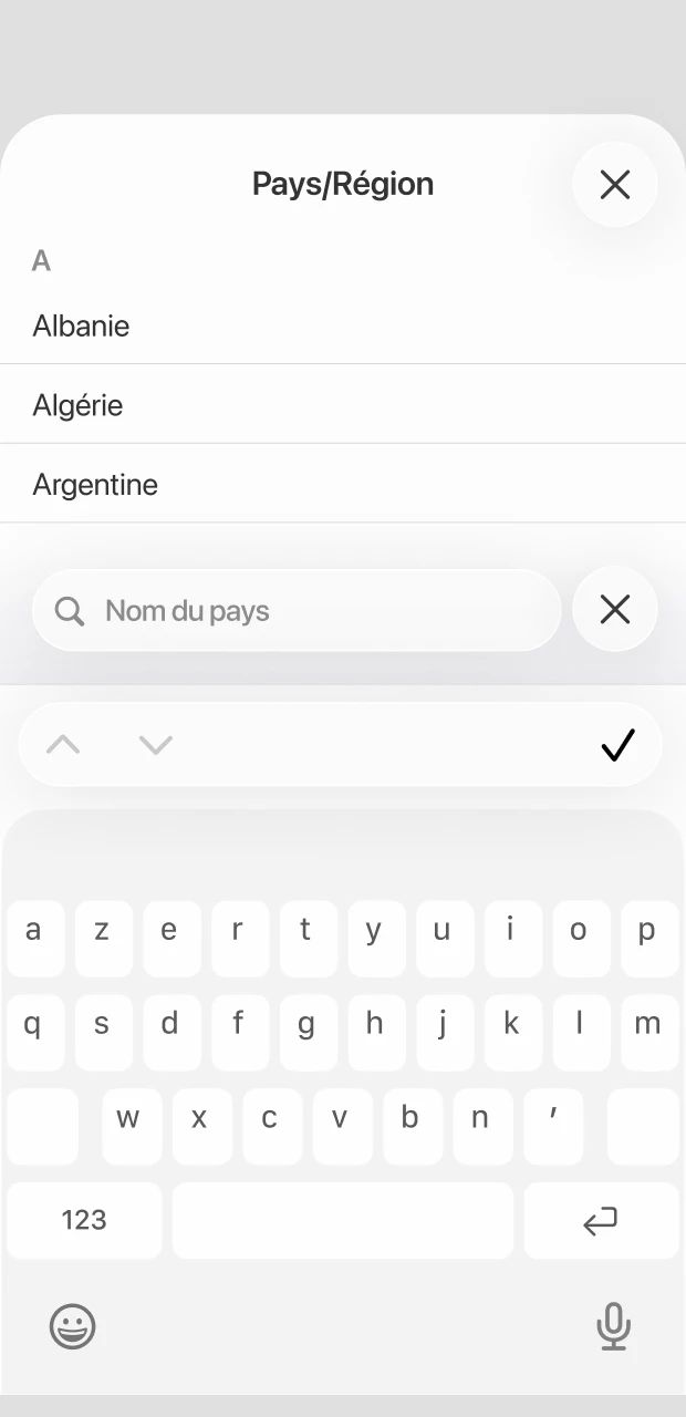 Modifier les réglages de l’App Store sur iOS pour télécharger l'application 1xBet.
