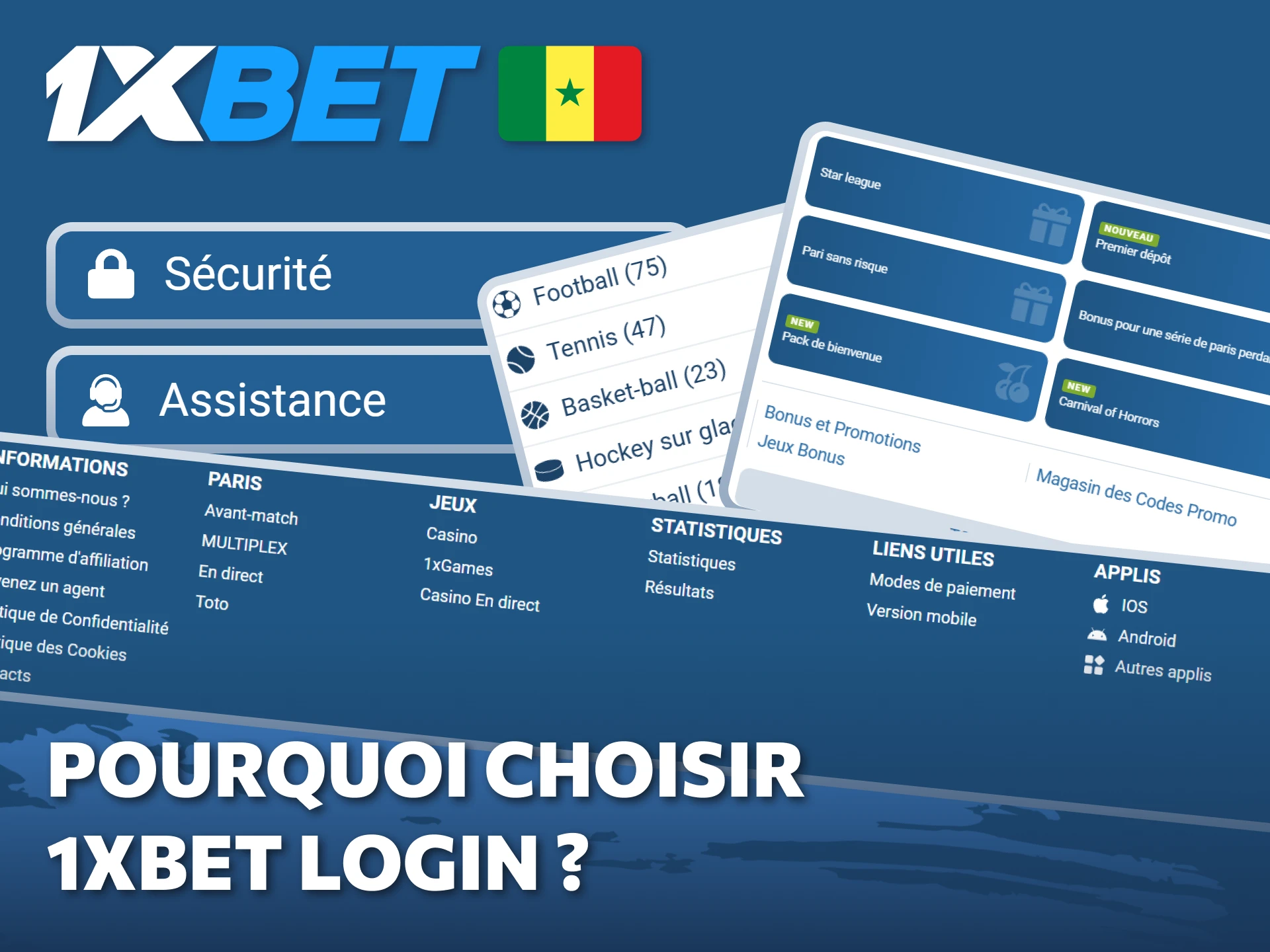 Découvrez pourquoi choisir le login 1xBet pour parier au Sénégal.